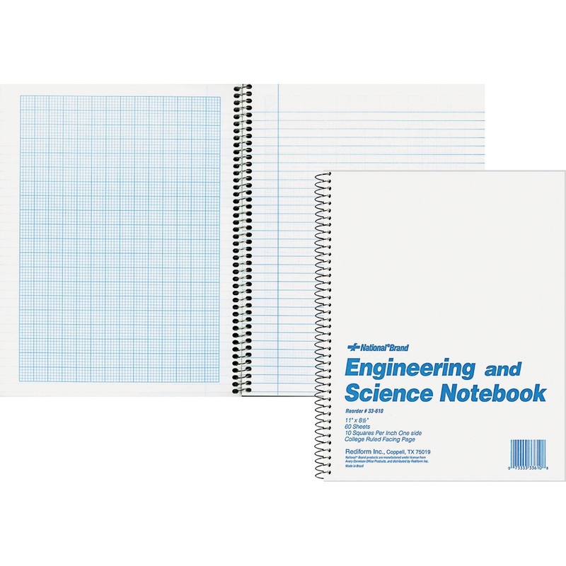 Rediform Engineering and Science Notebook – Letter – RED33610