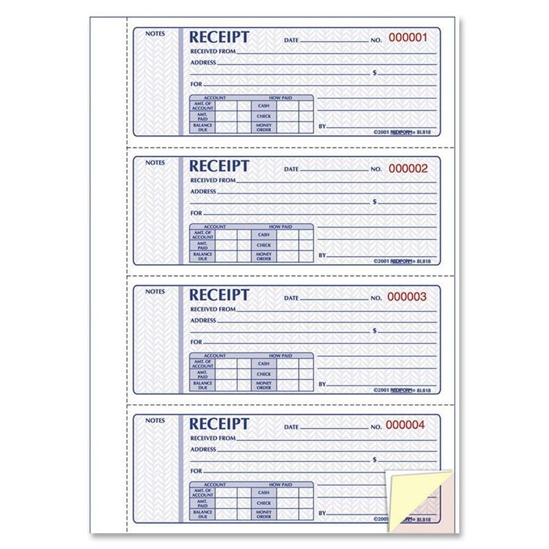 Rediform Hardbound Money Receipt Book – RED8L818