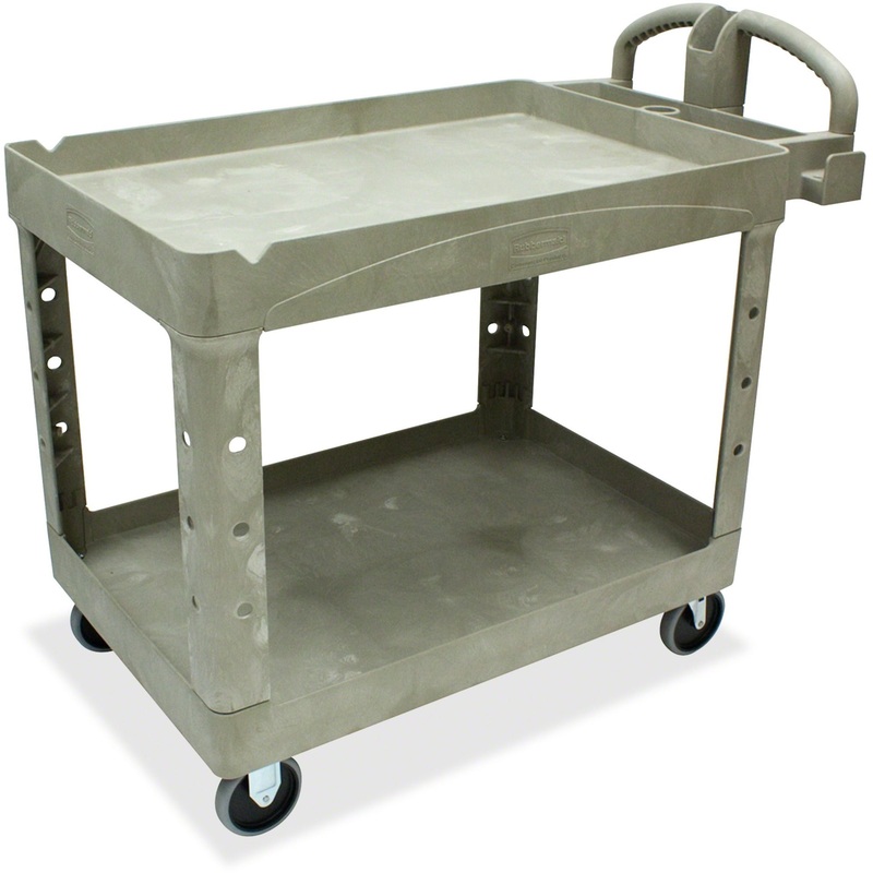 Rubbermaid Commercial Two Shelf Service Cart – RCP452088BG