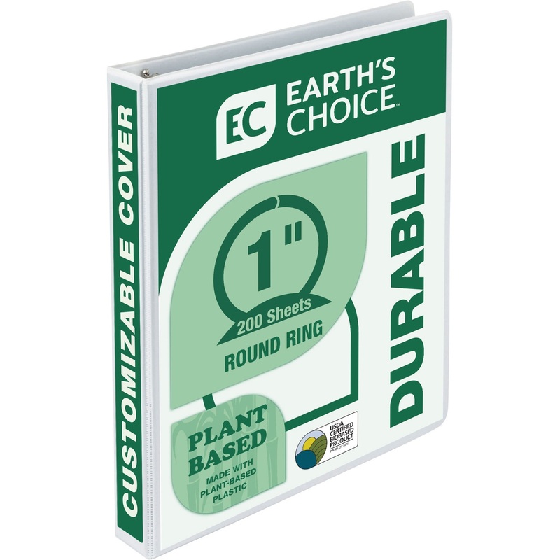Samsill Earth’s Choice Plant-based Durable View Binder – SAM18937