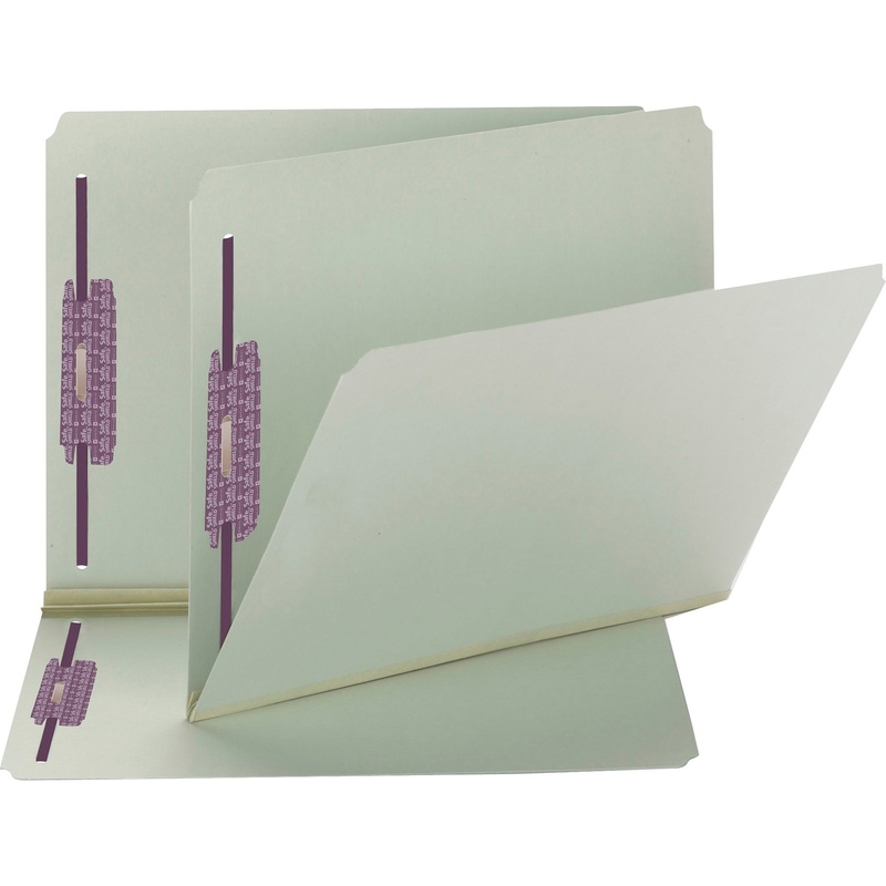 Smead Straight Tab Cut Letter Recycled Fastener Folder – SMD14910