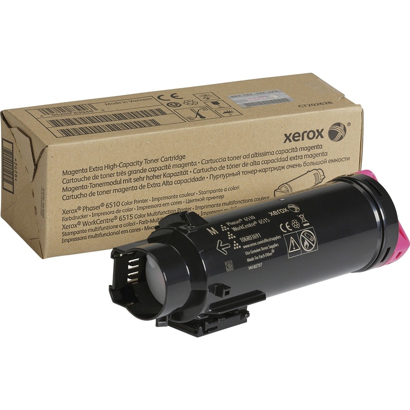 Xerox Original Extra High Yield Laser Toner Cartridge – Magenta – 1 Each – XER106R03691