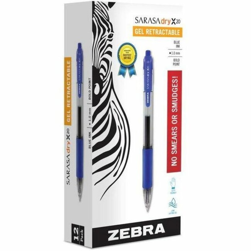 Zebra SARASA dry X20 Retractable Gel Pen – ZEB46620