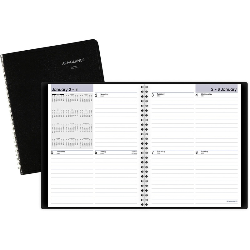 At-A-Glance DayMinder Ruled Wirebound Weekly Planner – AAGG53500