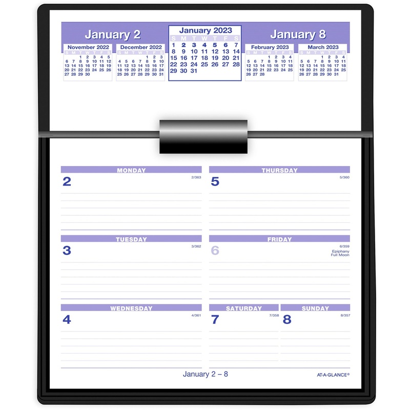 At-A-Glance Flip-A-Week Weekly Refill and Storage Base – AAGSW700X00