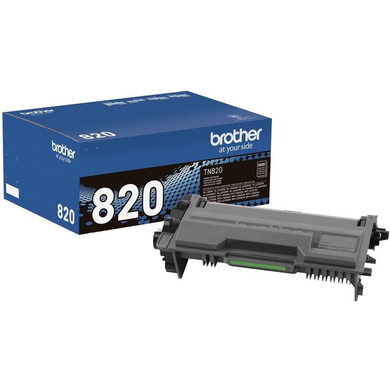 Brother Genuine TN820 Mono Laser Black Toner Cartridge – BRTTN820
