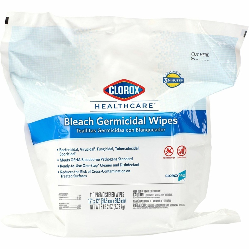 Clorox Healthcare Bleach Germicidal Wipes Refill – CLO30359