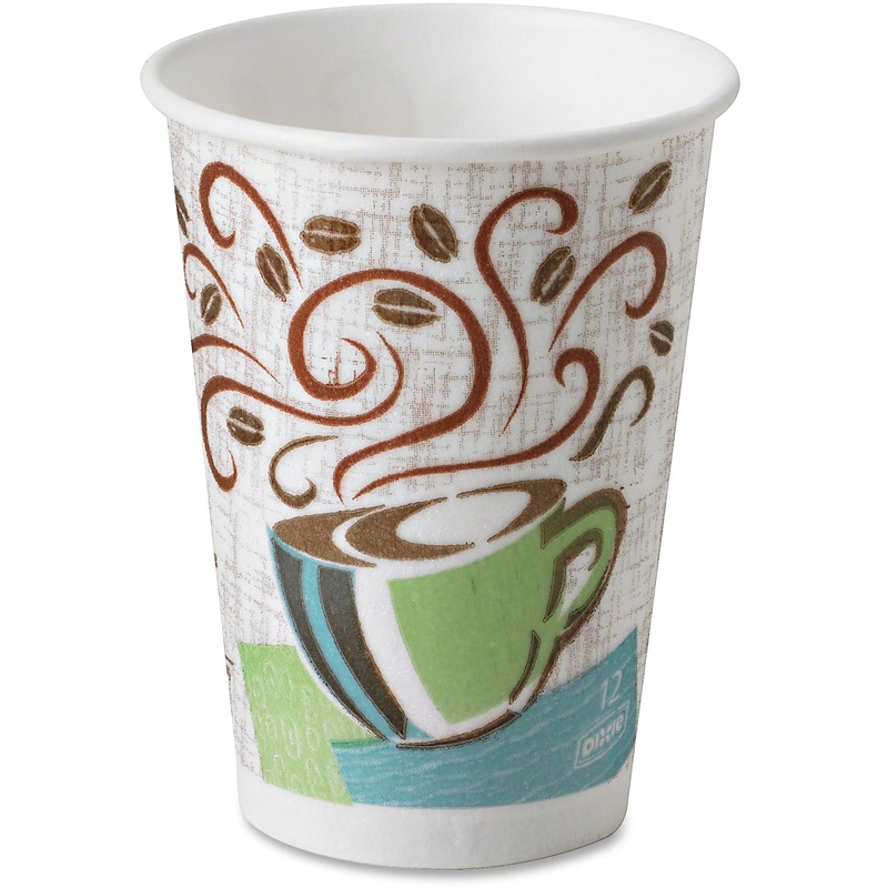 Dixie PerfecTouch Insulated Paper Hot Coffee Cups by GP Pro – DXE5342CDSBP