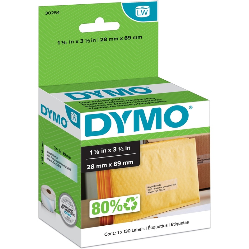 Dymo Clear Address Labels – DYM30254