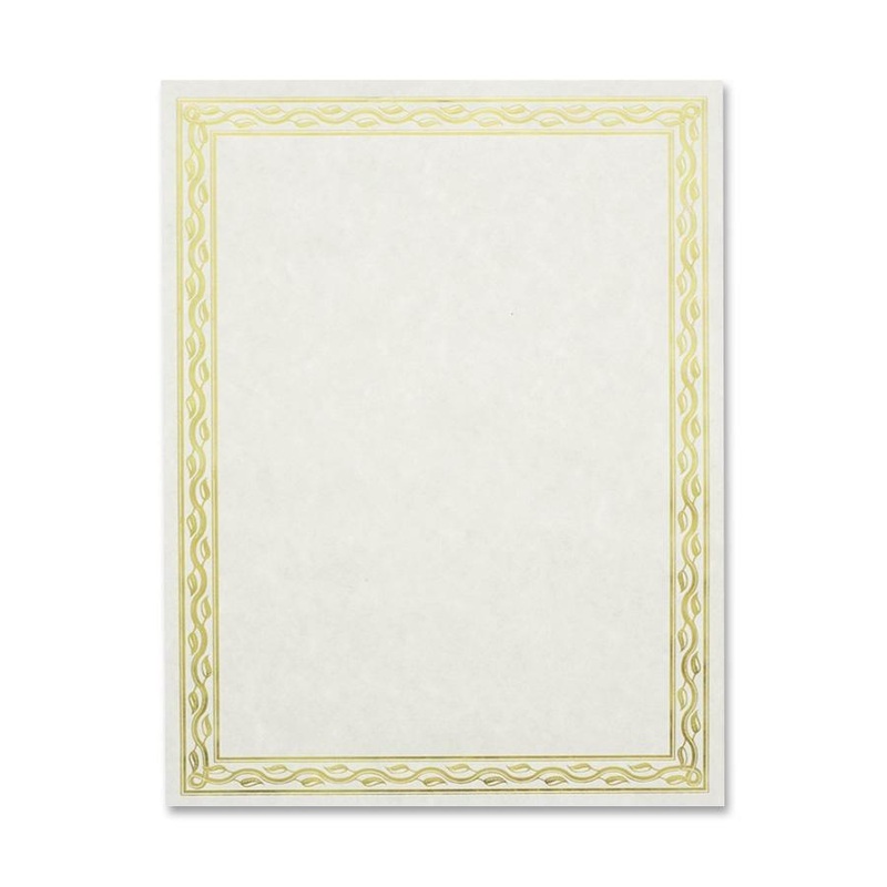 Geographics Premium Gold Foil Border Certificates – GEO44407