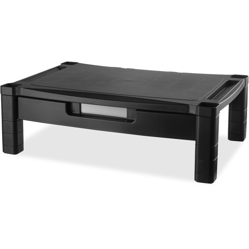Kantek Extra Wide Adjustable Monitor Laptop Stand with Drawer – KTKMS520