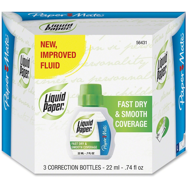 Paper Mate Liquid Paper Fast Dry Correction Fluid – PAP5643115