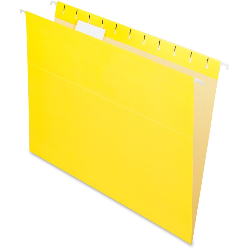 Pendaflex Essentials 1/5 Tab Cut Letter Recycled Hanging Folder – PFX81606