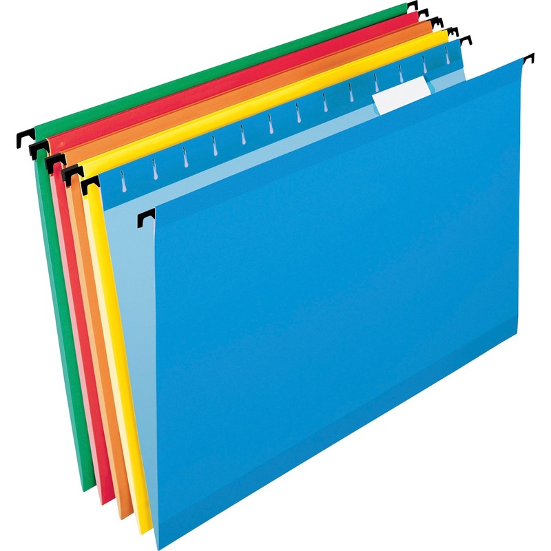 Pendaflex SureHook 1/5 Tab Cut Legal Recycled Hanging Folder – PFX615315ASST