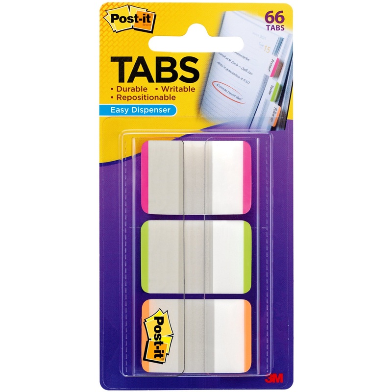 Post-it Durable Tabs – MMM686LPGO