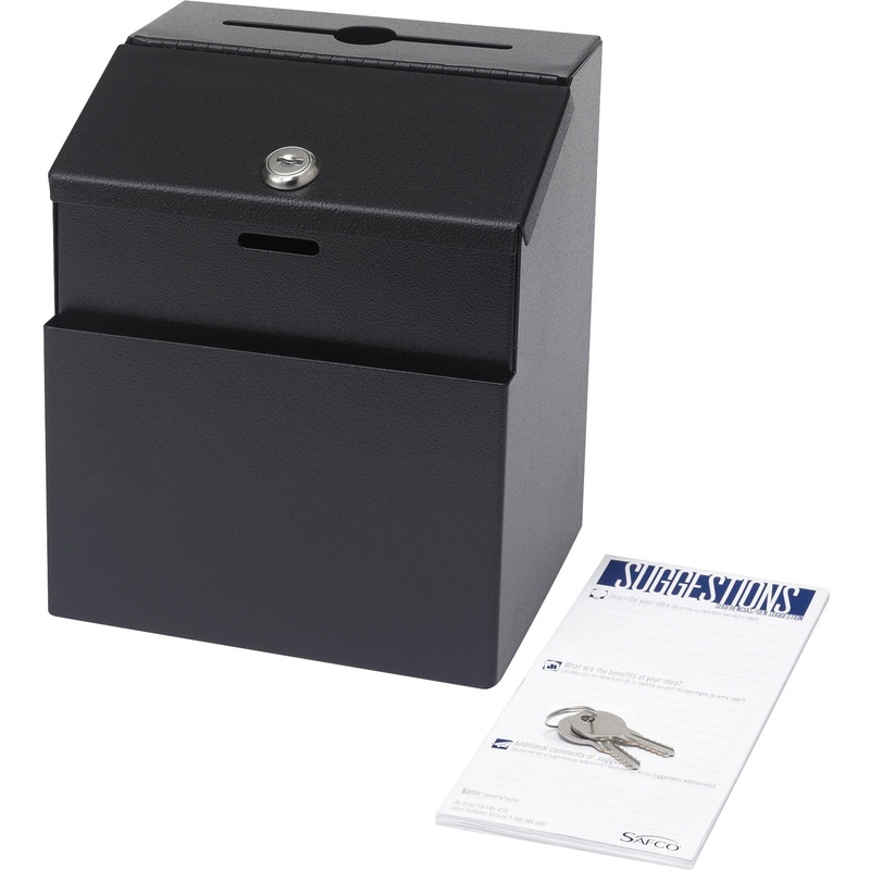 Safco Steel Suggestion Box – SAF4232BL