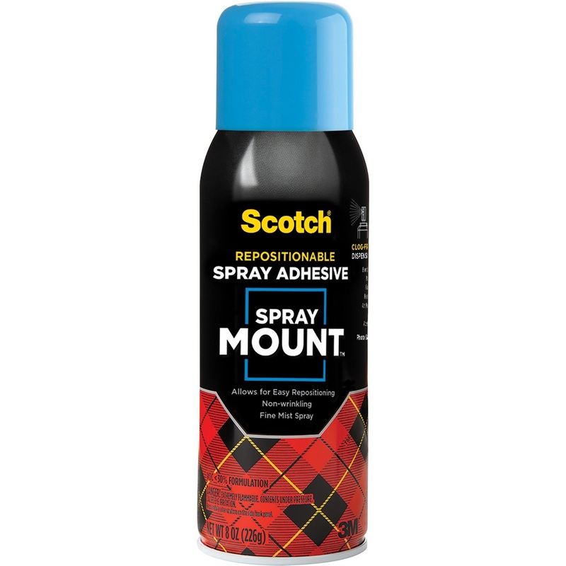 Scotch Spray Mount Clear Adhesive – MMM6065