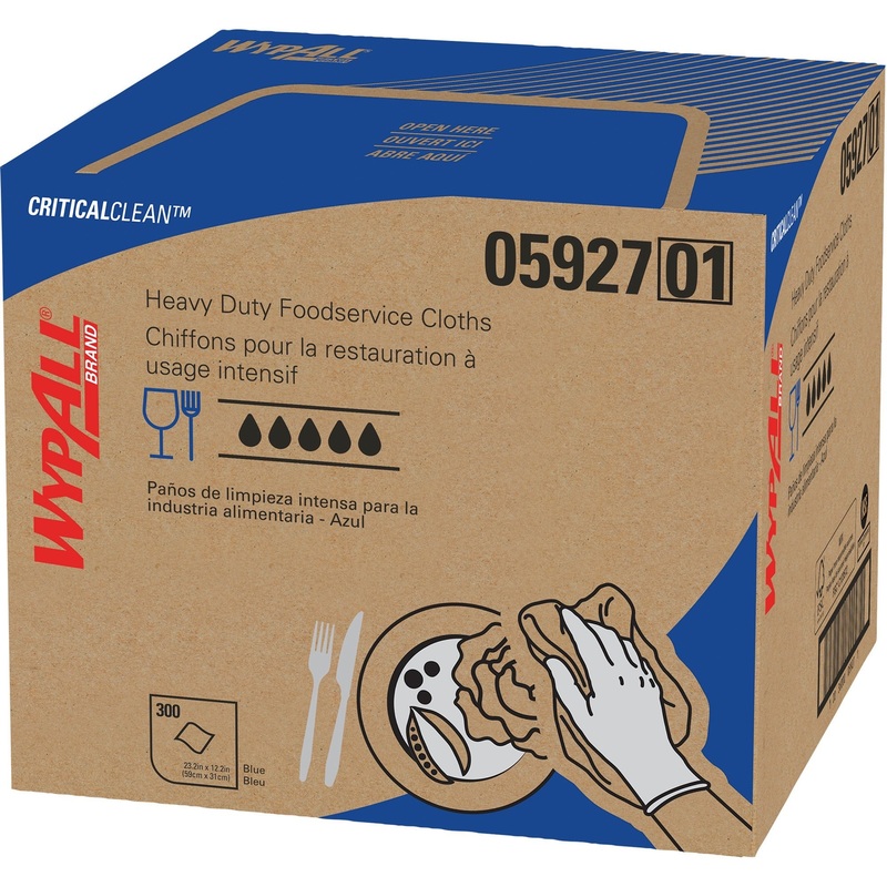 Wypall Critical Clean High Capacity Heavy Duty Foodservice Cloths – KCC05927