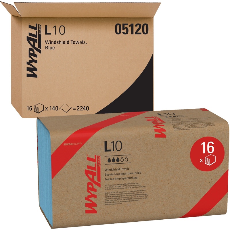 Wypall L10 Disposable Towels Windshield Wipe – KCC05120