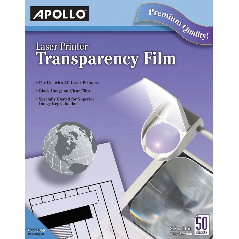 Apollo Laser Printer Transparency Film – APOCG7060