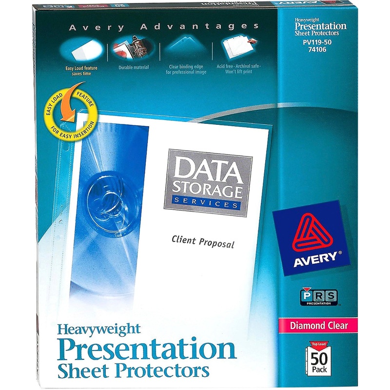 Avery Heavyweight Sheet Protectors – AVE74106