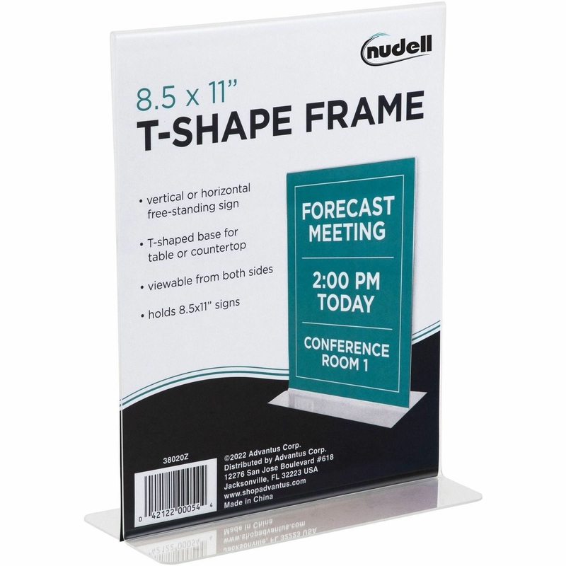 Golite nu-dell Freestanding T-shaped Sign Holder – NUD38020Z