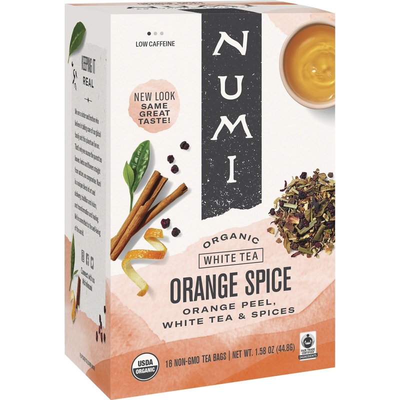 Numi Organic Orange Spice White Tea Bag – NUM10240