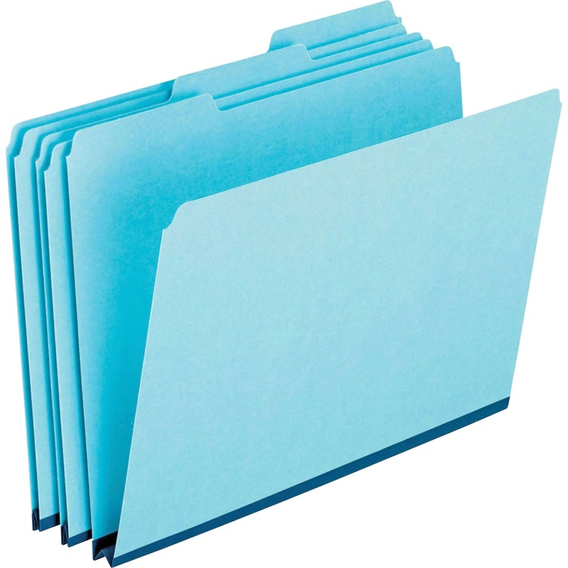 Pendaflex 1/3 Tab Cut Letter Recycled Top Tab File Folder – PFX9200T13
