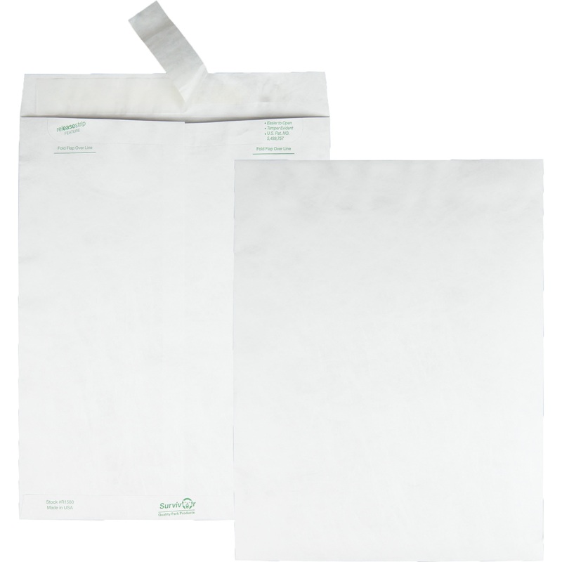 Quality Park 10 x 13 DuPont Tyvek Catalog Mailer with Self-Sealing Closure – QUAR1580