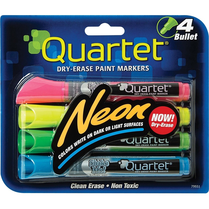 Quartet Neon Dry-Erase Markers – QRT79551