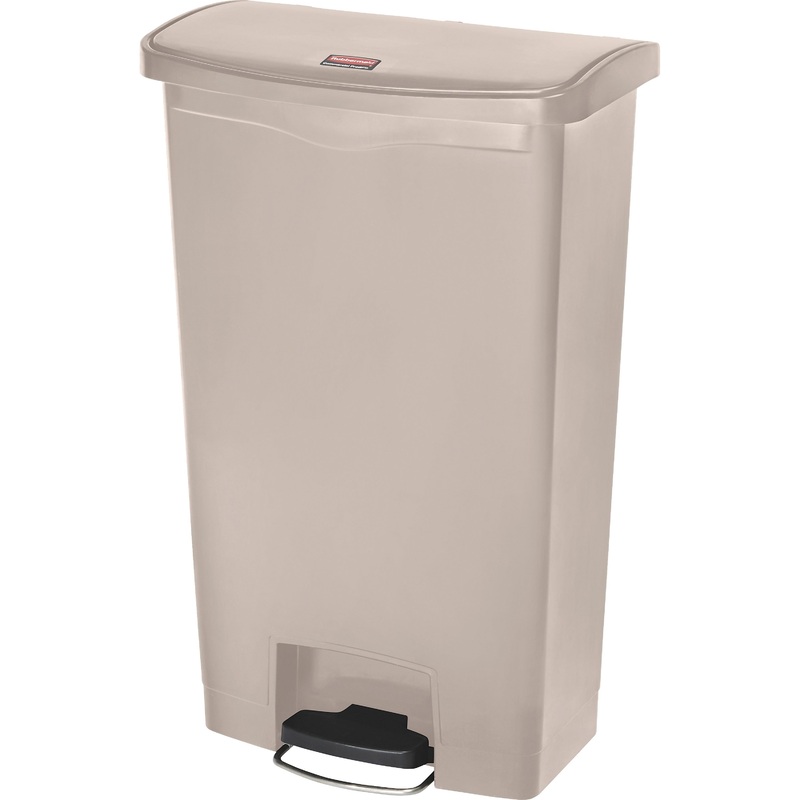 Rubbermaid Commercial Slim Jim 18G Front Step Container – RCP1883460