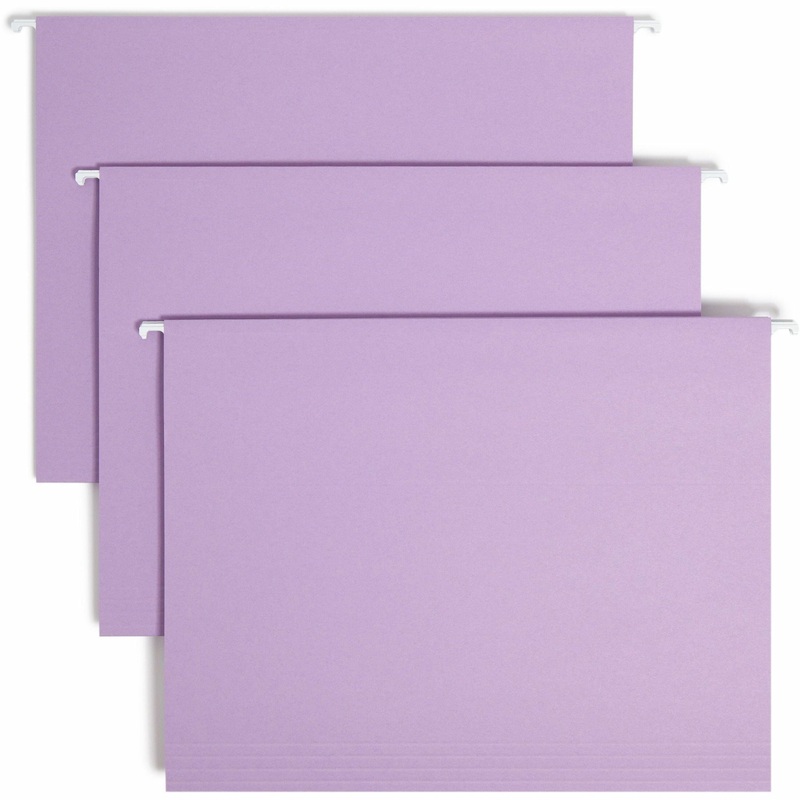 Smead Colored 1/5 Tab Cut Letter Recycled Hanging Folder – SMD64064