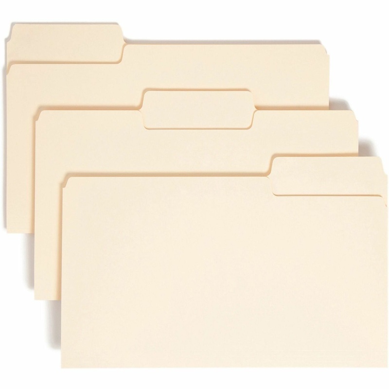 Smead SuperTab 1/3 Tab Cut Legal Recycled Top Tab File Folder – SMD15301