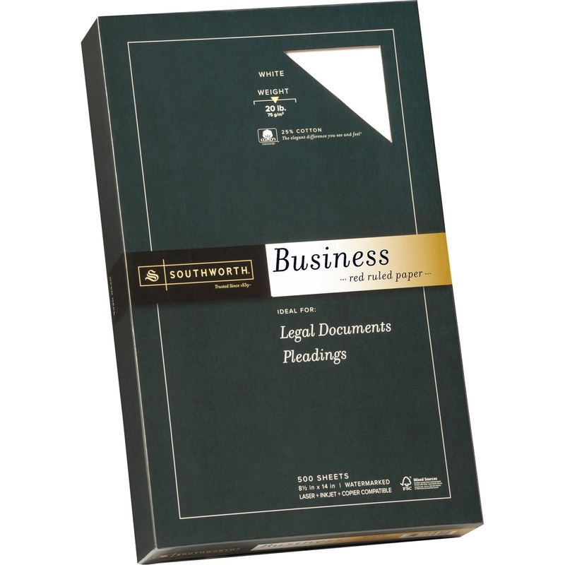 Southworth Red Ruled Business Paper – SOU403ER