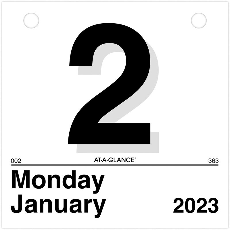 At-A-Glance Today Is Daily Wall Calendar Refill – AAGK150