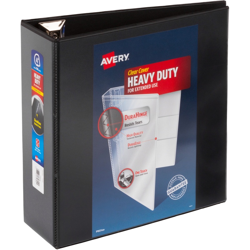 Avery Heavy-Duty View Black 4 Binder (79604) – AVE79604