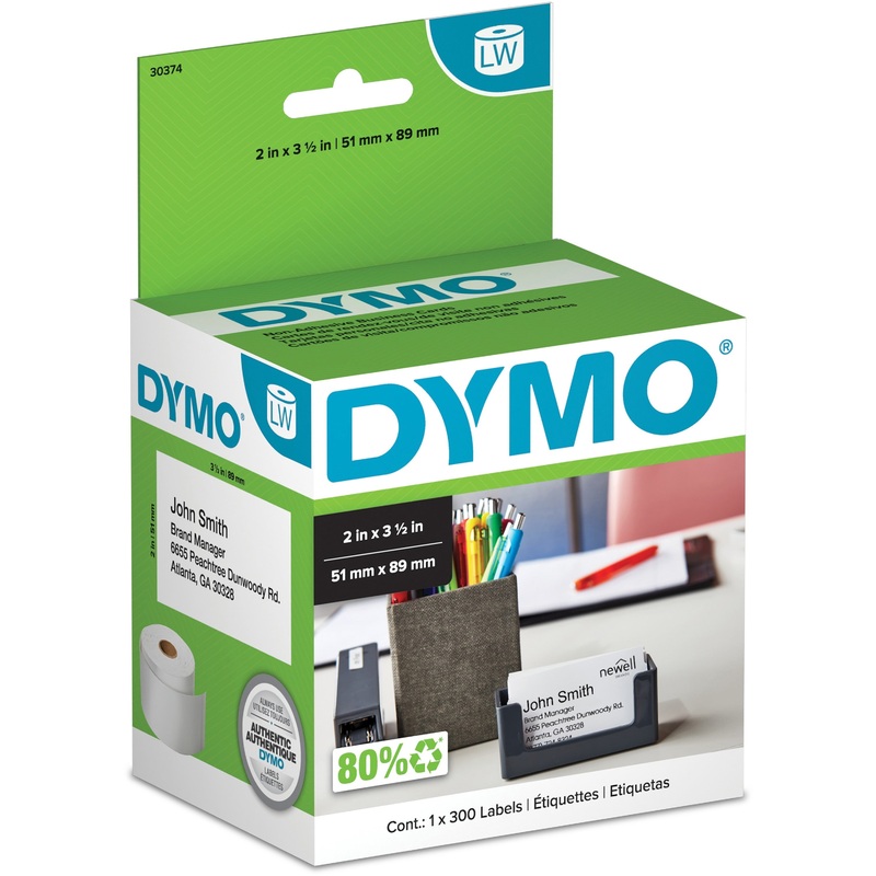 Dymo Nonadhesive Appointment Cardstock Labels – DYM30374