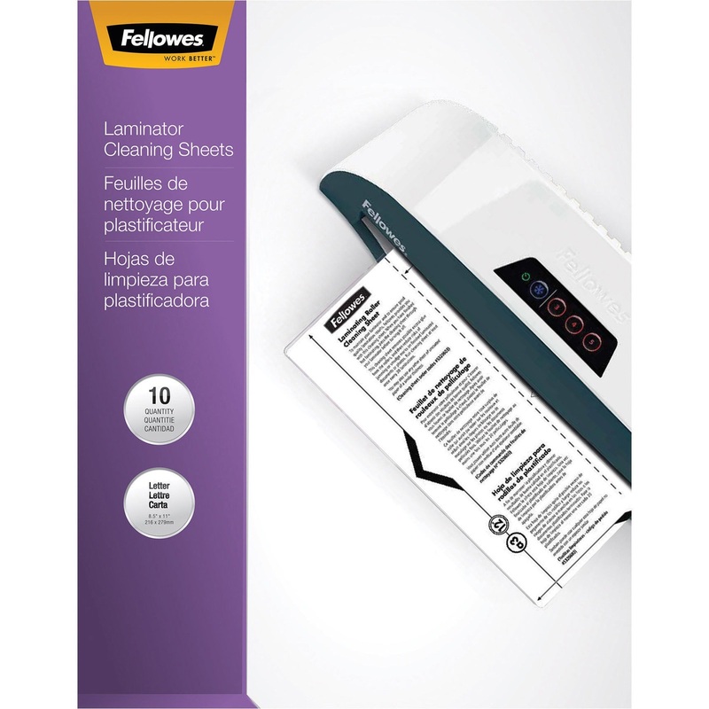Fellowes Laminator Cleaning Sheets 10pk – FEL5320603