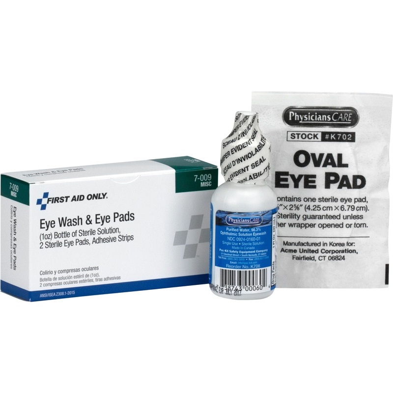 First Aid Only Eye Wash 5-piece Set – FAO7009