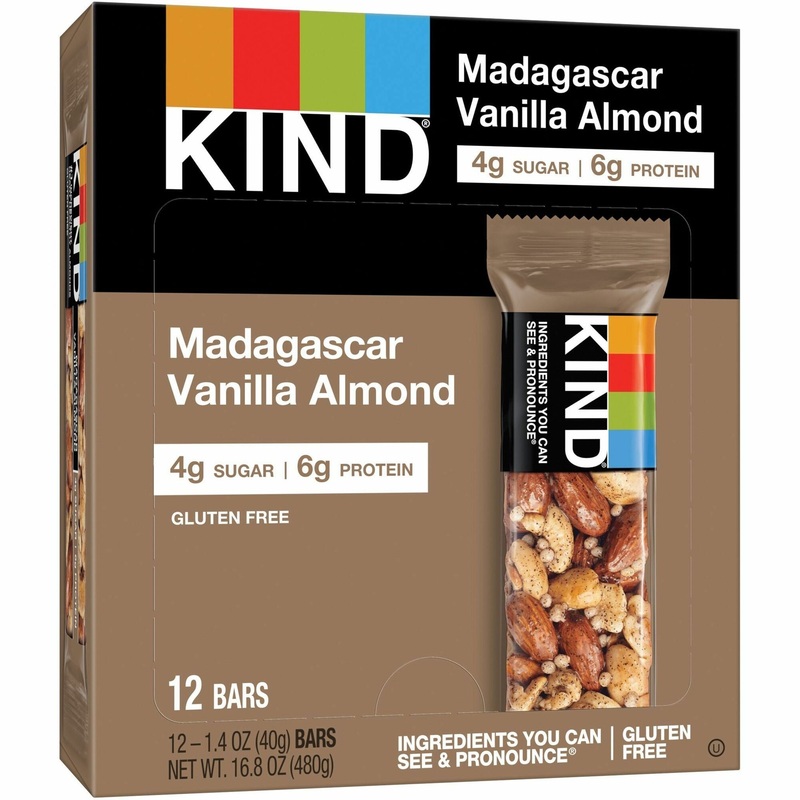 KIND Madagascar Vanilla Almond Nut Bars – KND17850