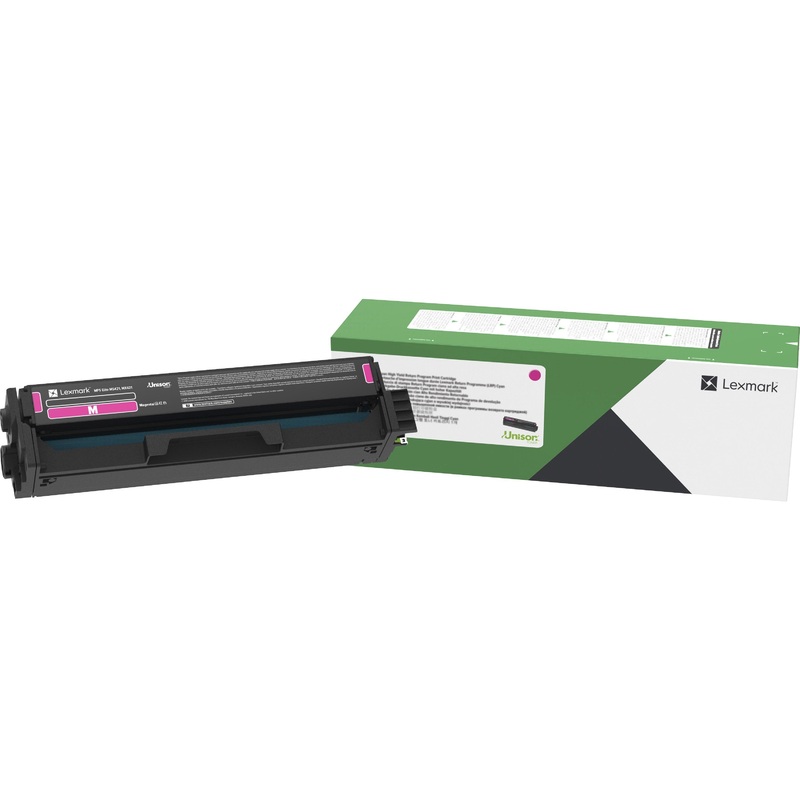 Lexmark Original Laser Toner Cartridge – Magenta – 1 Each – LEXC3210M0