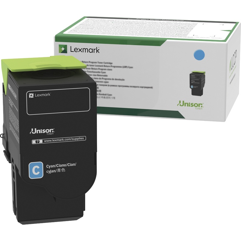 Lexmark Original Standard Yield Laser Toner Cartridge – Cyan – 1 Each – LEXC2310C0