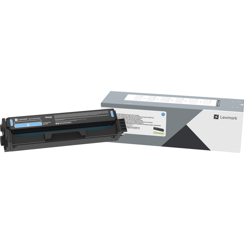 Lexmark Unison Original Standard Yield Laser Toner Cartridge – Cyan – 1 Each – LEXC3210C0