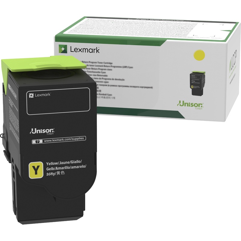 Lexmark Unison Original Standard Yield Laser Toner Cartridge – Yellow – 1 Each – LEX78C10Y0