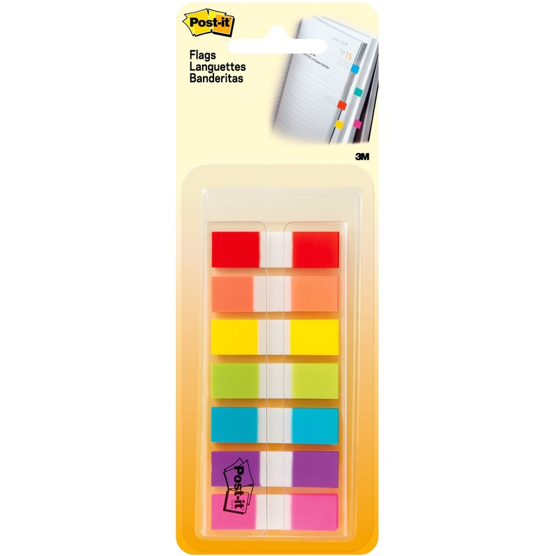 Post-it Flags in On-the-Go Dispenser – MMM6837CF