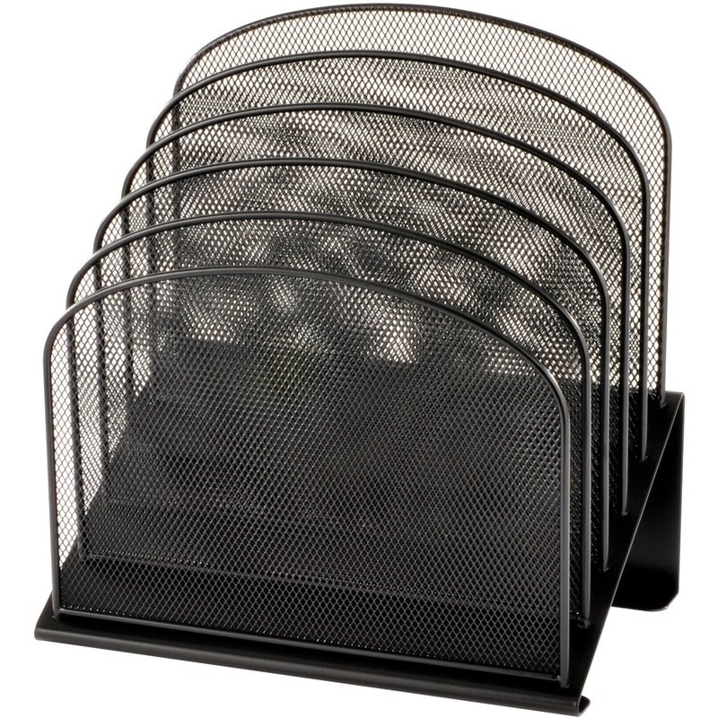 Safco Onyx Wire Mesh Desktop Organizer – SAF3257BL