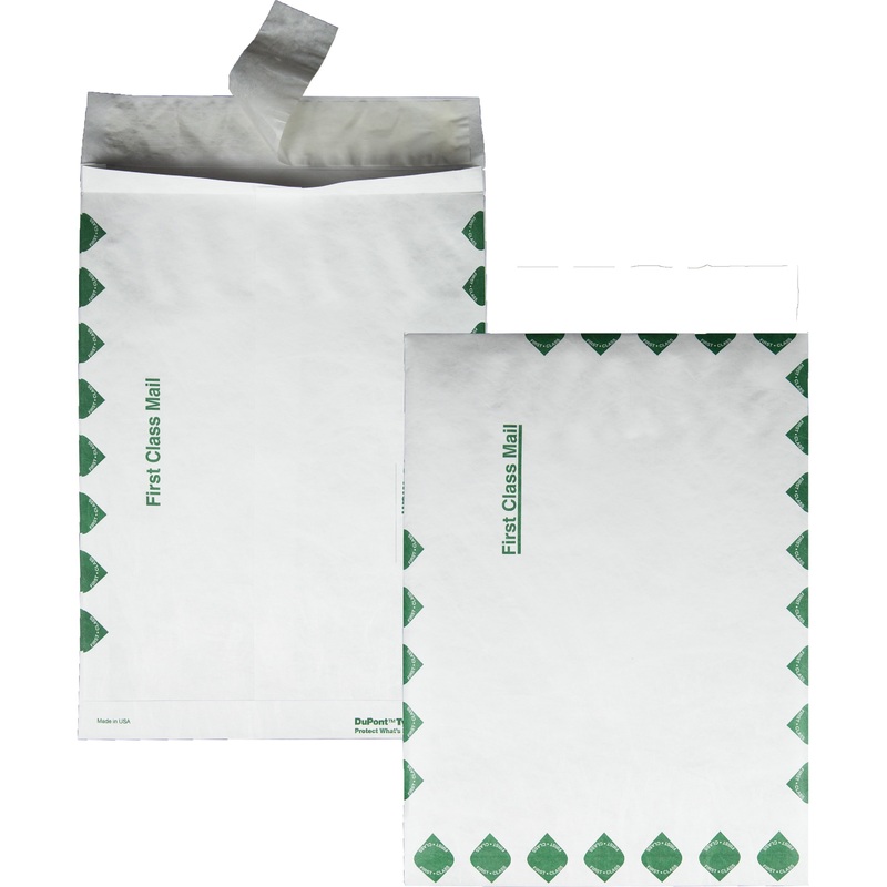 Survivor 10 x 13 x 1-1/2 DuPont Tyvek Expansion First Class Border Mailers – QUAR4210