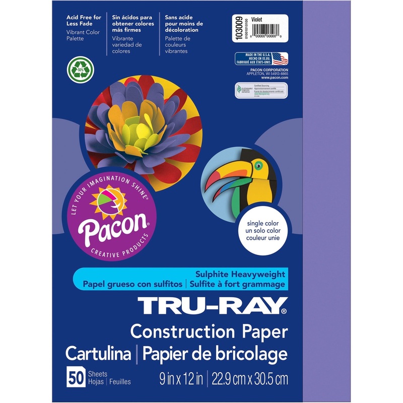 Tru-Ray Heavyweight Construction Paper – PAC103009