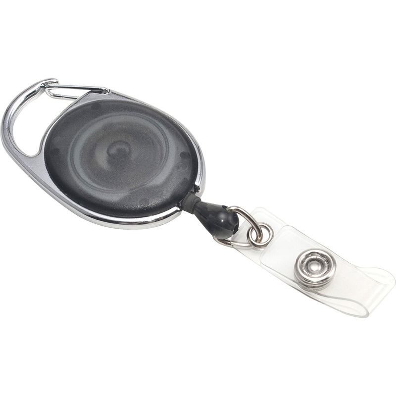 Advantus Retractable Carabiner-Style ID Reel – AVT75551
