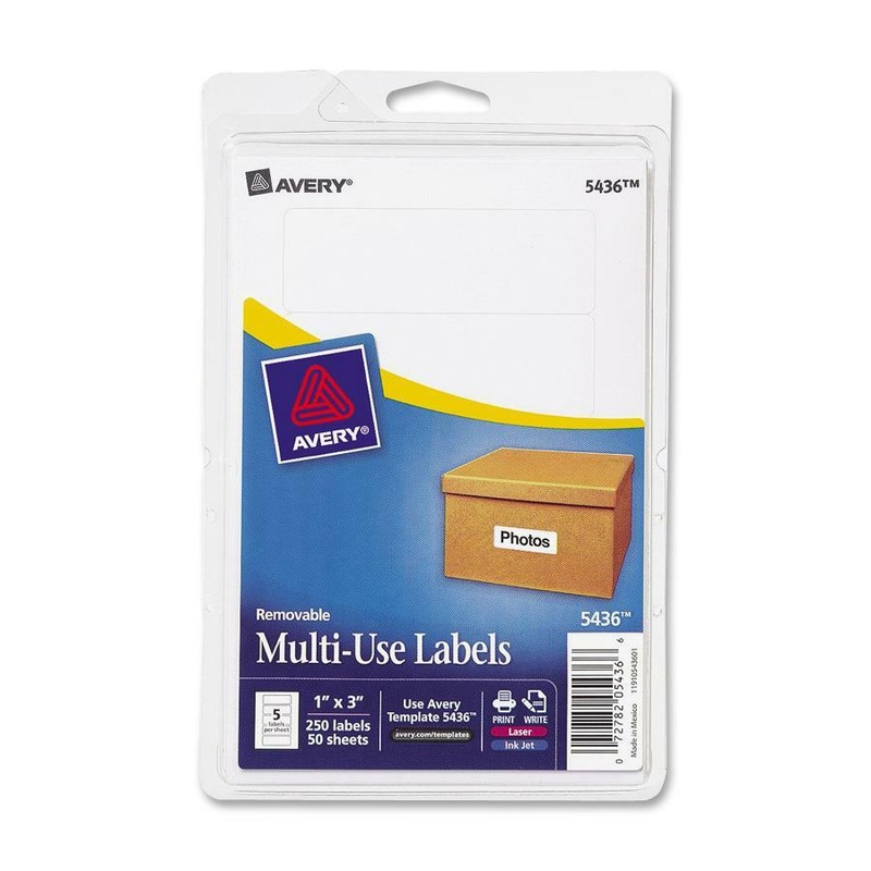 Avery Removable ID Labels – AVE05436